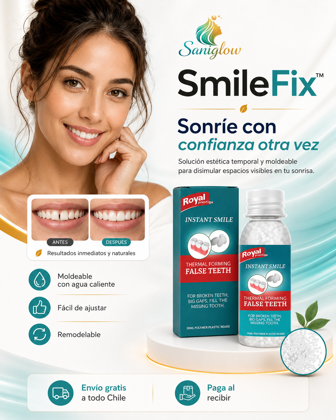 SmileFix™ – Sonrisa Instantánea Moldeable