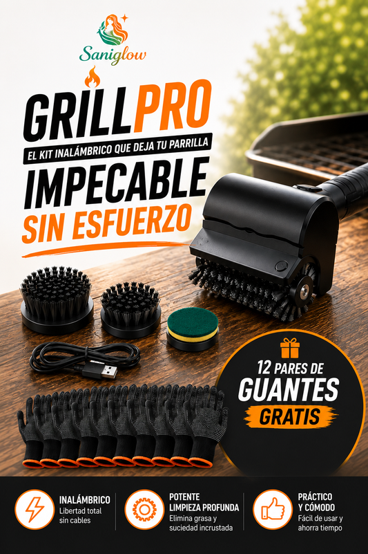 GRILLPRO™ | Limpia Parrillas Inalámbrico